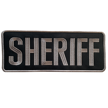 Sheriff Patches - Complete Catalog in Multiple Colors & Sizes