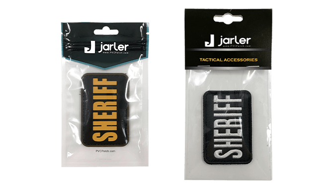 Sheriff Patch PVC Rubber Morale Velcro Patches