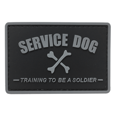 K9 Dog Patch With Authentic VELCRO® Brand Fastener – Tactical Military Style, Black #9, Made In USA