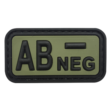 338-JABN-L-11-AB- NEG Negative Patch velcro military tactical morale patches