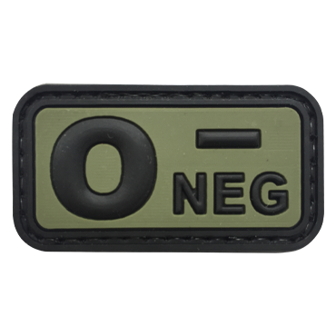 340-JON-L-11-O- NEG Negative Patch velcro patches tactical patches