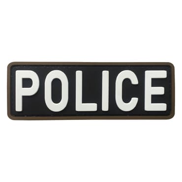 8106-POLICE-SWH-11-370-Police patch hook velcro for bags backpacks vest helmets caps