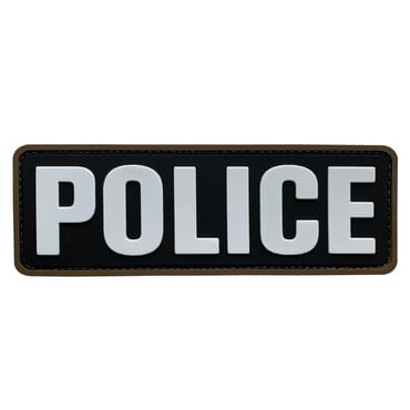 8119-POLICE-MWH-11-370-Police patch hook velcro for bags backpacks vest helmets caps
