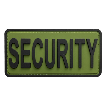 8206-SECURITY-2OG-11-small od green pvc patches security velcro guard patches