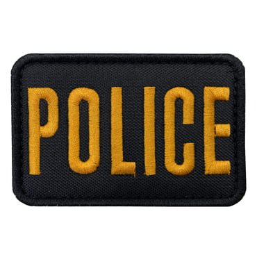 8501-E-POLICE-XSYE-11-370-Embroidered Police Patches with Velcro for Tactical Vest Bag Plate Carrier Police gear-yellow