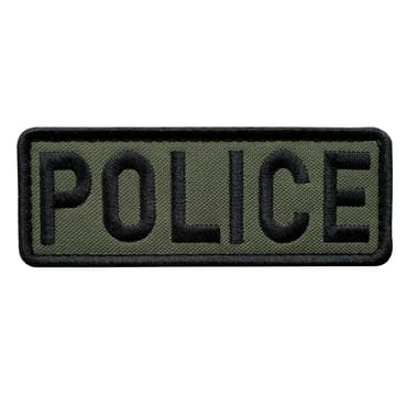 8507-E-POLICE-SOG-11-370-Embroidered Police Patches with Velcro for Tactical Vest Bag Plate Carrier Police gear-od green