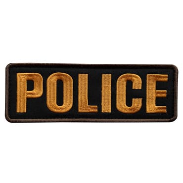 8512-E-POLICE-MYE-11-370-Embroidered Police Patches with Velcro for Tactical Vest Bag Plate Carrier Police gear-k9 harness