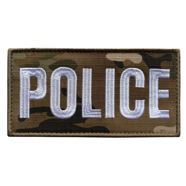 8532-E-POLICE-CP3-11-370-Embroidered Police Patches with Velcro for Tactical Vest Bag Plate Carrier Police gear-camo