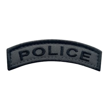 8534-E-POLICE-WGR-11-370-Embroidered Police Patches with Velcro for Tactical Vest Bag Plate Carrier Police gear-oval