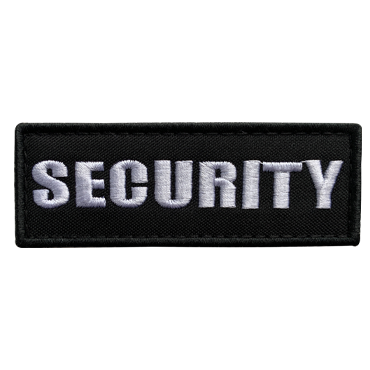 8576-E-SECURITY-SWH-11-Embroidered Armed Security Officer Guard Patch Jarler Maker