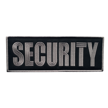 8592-E-SECURITY-LGR-11-embroidery security patches embroidered patches security tactical vest