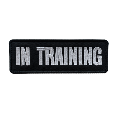 8649-E-TRAINING-MBK-11-Working Dog in Training K9 Embroidered Patches