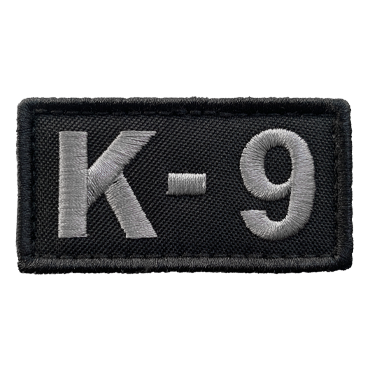 Special Patches for Velcro Patches for The Uniform for Police K - 9 U  Embroidery Patch 8X3 and 5X2 Hook ON Back Black ON OD Green  Model-GFRT98567-2350