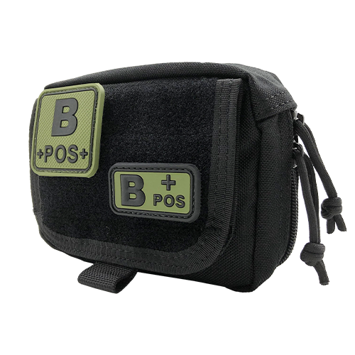 ABO-4-AB POS Positive Blood Type Patches Jarler manufacturer- Bags Backpacks Packs