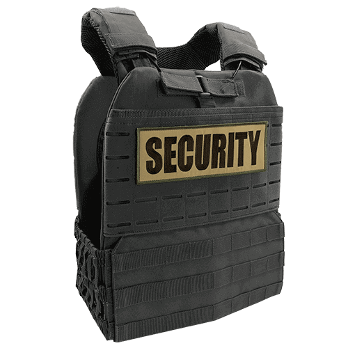 Large Tactical Embroidered Security Velcro Vest Patch-jarler factory