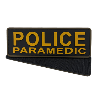 Factory Custom France Police Unifrom PVC Patch with Velcro