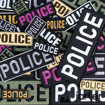 Patch Category-Embroidered Police Patches Velcro Military Police Tactical Morale Patches Velcro Backed