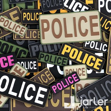 Patch Category-PVC Police Patches Velcro Military Police Tactical Morale Patches Velcro Backed