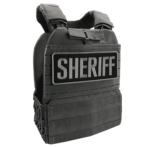 SHERIFF-12-Large Tactical Vest Sheriff Patches Embroidery Embroidered