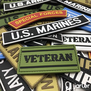 military morale veteran patch-Military Tactical PVC Morale Patch Velcro-jarler patch manufacturer