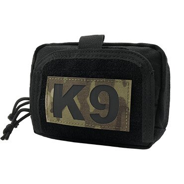 reflective tactical k9 multicam patch for small pouch bag velcro backed