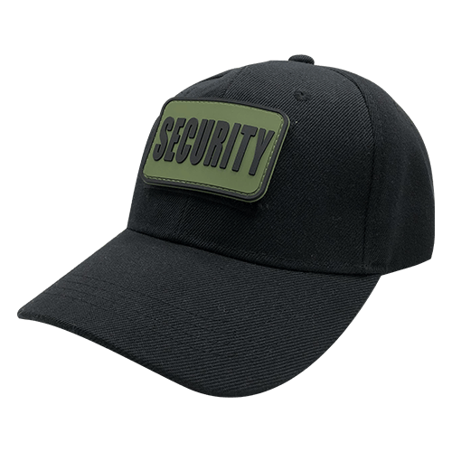 security patches for tactical hat-baseball cap with velcro patches security guard officer