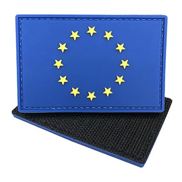 1471-EUFLAG-B11-Military Police Army Tactical Velcro Morale Patches-eu flag patches-european union patch
