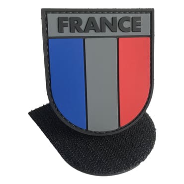 523-GQ0818-ST-11-Military Police Army Tactical Velcro Morale Patches-french france flag shield patches pvc morale patches