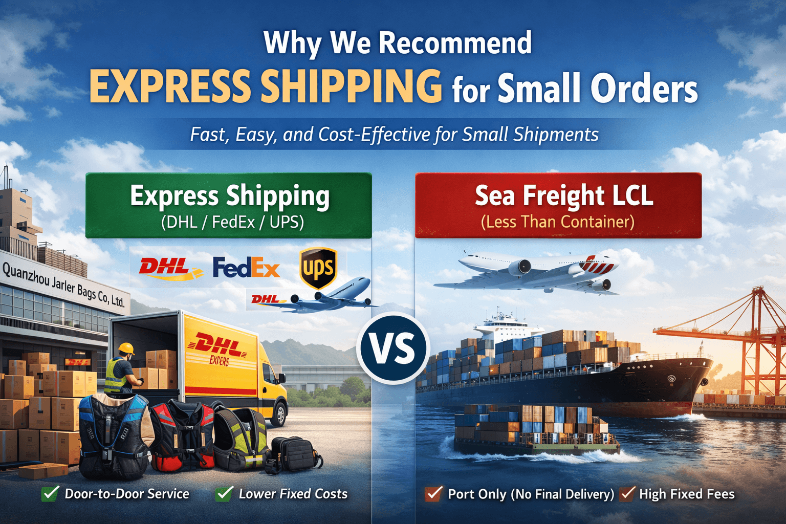 Shipping Guide for New Importers: Why Express is Best for Small Tactical Patch Orders